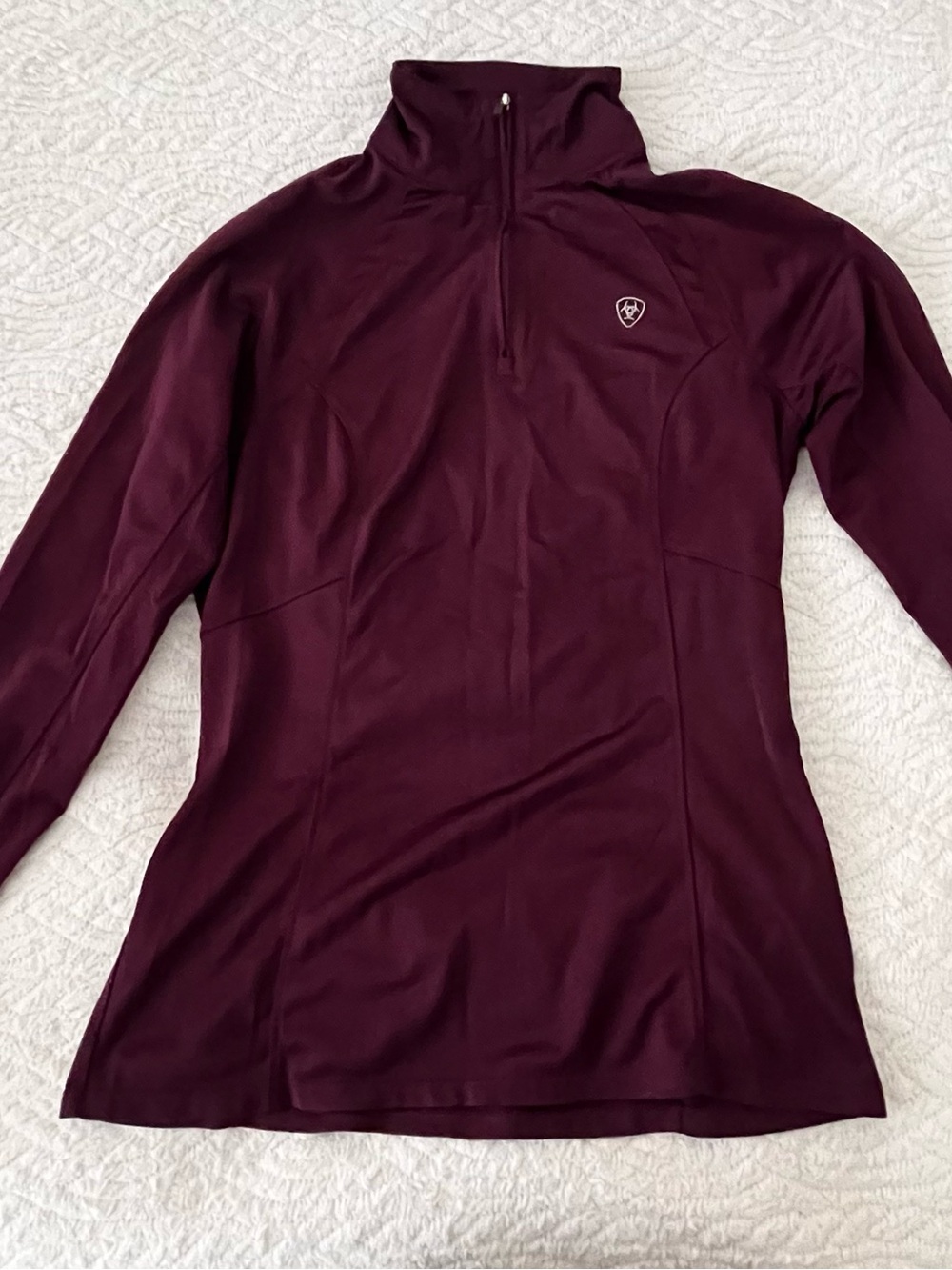 Ariat Women's Burgundy Half-Zip Performance Pullover